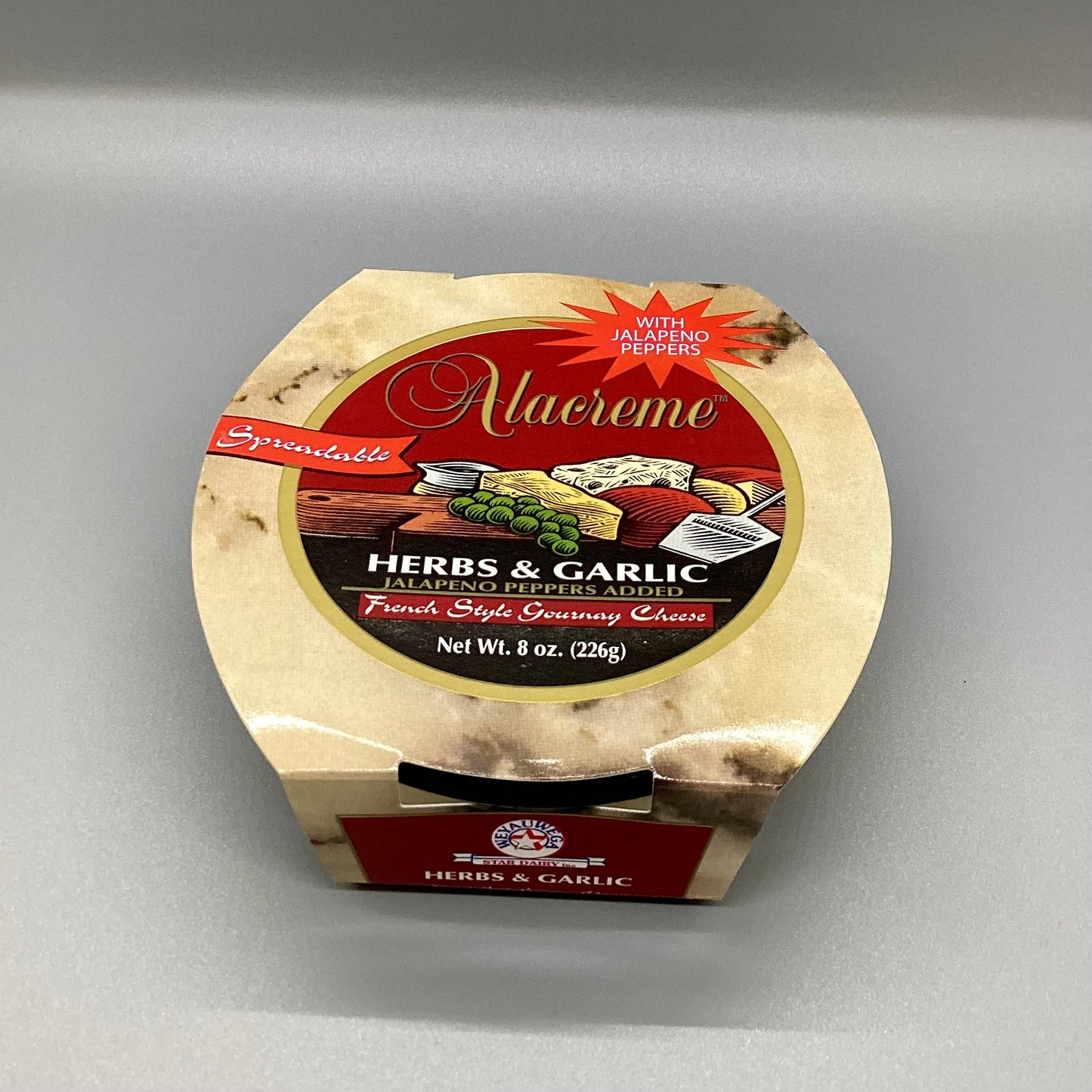 Alacreme Herbs & Garlic w/Jalap-8 oz