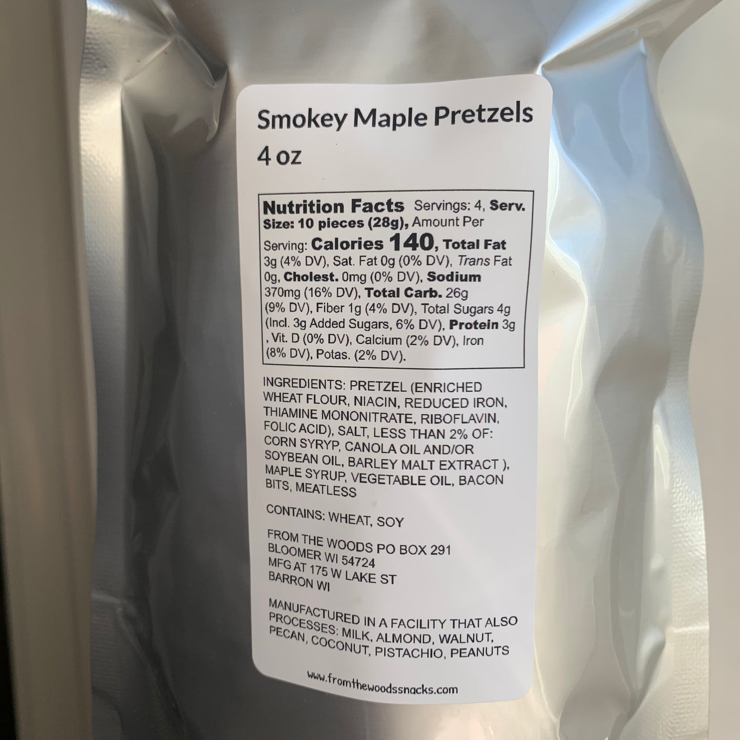 Smokey Maple Pretzels 4 oz