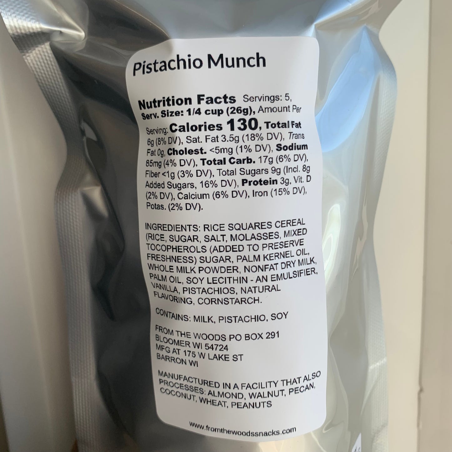 Pistachio Munch 4.5 oz