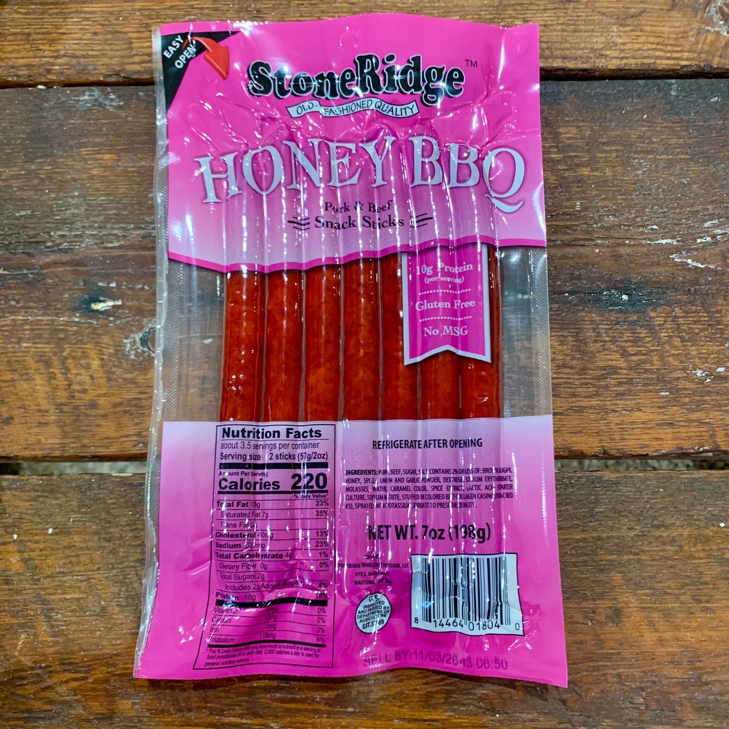 Honey BBQ Snack Stick Stoneridge