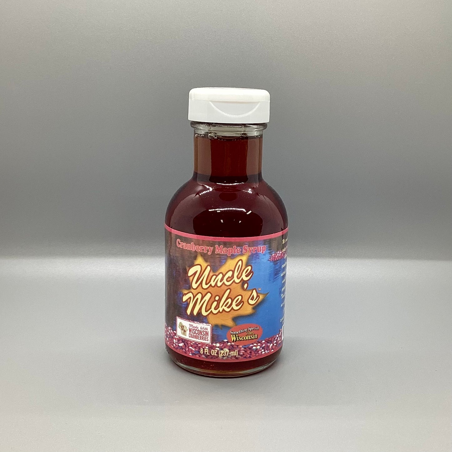 Uncle Mikes Cranberry Maple Syrup 8oz