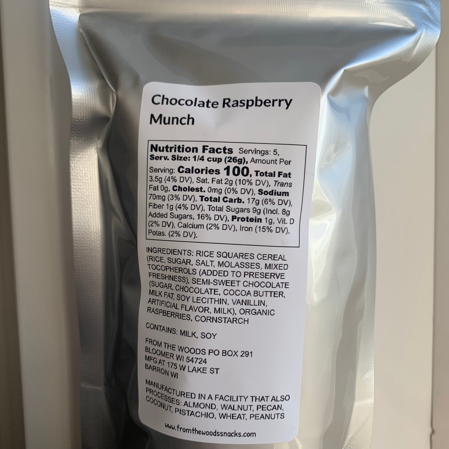 Chocolate Raspberry Munch 4.5 oz