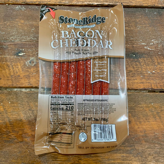 Bacon Cheddar Snack Stick Stoneridge